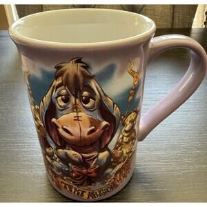 Disney Store Eeyore Tiki Kingdom Purple 16 ounce Tall Mug - 5.25" Height